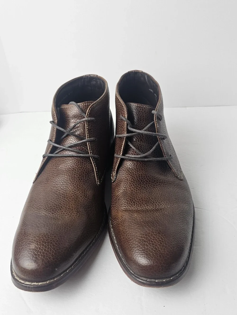Cole Haan Air‎ Colton Chukka Boots Textured Grain Finish 8.5M Lace Up Style Prep